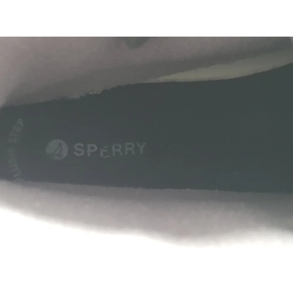 Sperry Saltwater‎ 2.0 Women's Size 8 Grey Black Leather Duck Boots STS88265